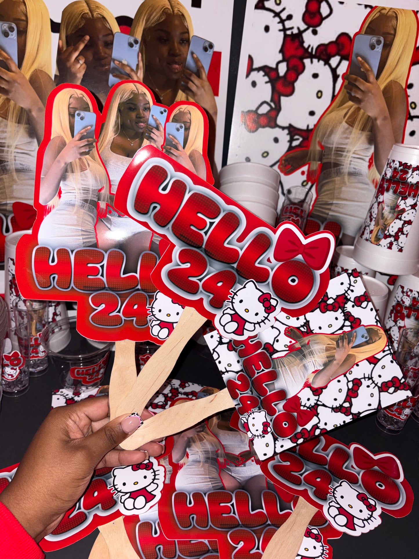 The Love For Hello Kitty Lately 😍😭❤️  

Im Having $100 Hello Kitty Sale “ Hello KITTY “ THEME” ONLY “ Any Colors