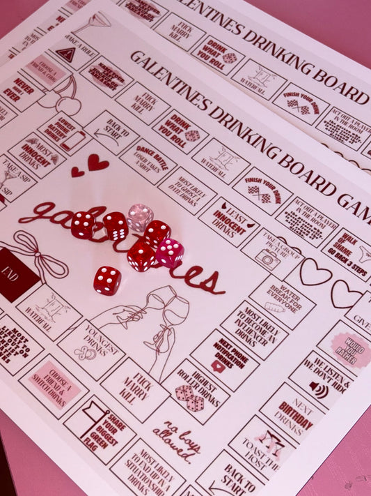 Galentines game board 💞