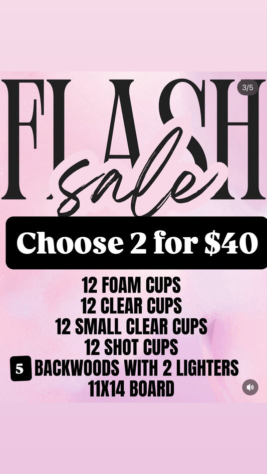 Flash Sales Pick 2 For $40
